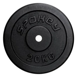 Spokey Obciążenie 20kg żeliwne 84424 - Obciążenia - miniaturka - grafika 1