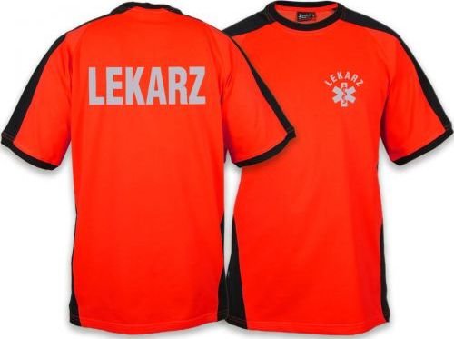 North Wind + medical Koszulka ratownicza FLUO męska odblaskowa