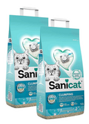 Żwirek dla kotów - SANICAT CLUMPING + Marsella soap 2x10L - żwirek dla kota - miniaturka - grafika 1