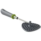 Siekacze tarki i szatkownice - Joseph Joseph Składany tłuczek do ziemniaków Delta, srebrno-zielony, 30,5x10x3,3 cm - miniaturka - grafika 1