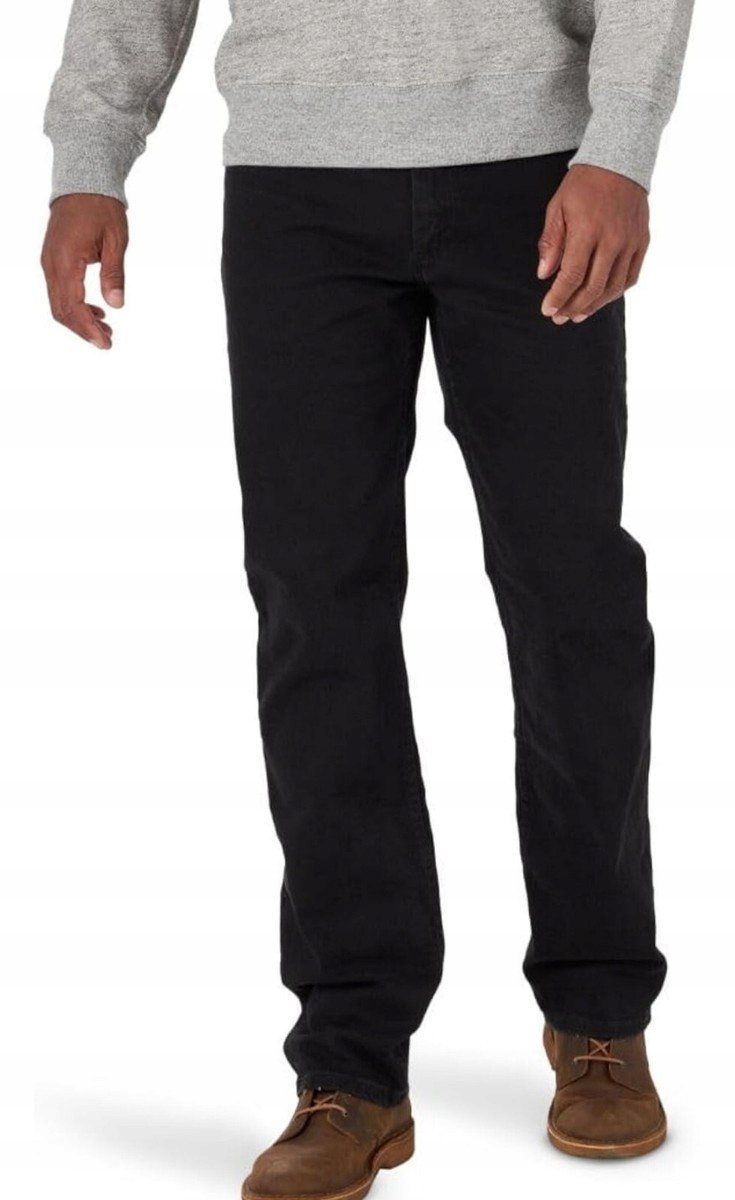 WRANGLER MĘSKIE SPODNIE JEANSOWE CZARNE 34/34 17AA