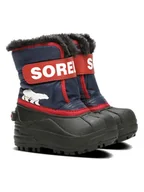 Kozaki damskie - Sorel Kozaki zimowe "Snow Commander" w kolorze granatowo-czarnym - miniaturka - grafika 1