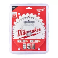 Tarcze do pił - MILWAUKEE Tarcze 190x30 Twinpack 24+48z 2szt. (4932479574) - miniaturka - grafika 1