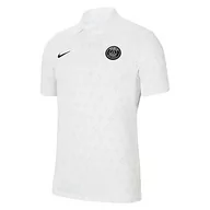 Piłka nożna - NIKE PSG 2021-2022 Authentic Slim koszulka polo piłkarska (biała) - miniaturka - grafika 1