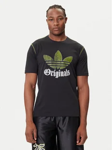 adidas T-Shirt Distressed Graphic JY2761 Czarny Regular Fit - Koszulki męskie - miniaturka - grafika 1
