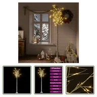 Choinki - The Living Store Choinka 200 LED 2,2 m Ciepła biel Indoor Outdoor - miniaturka - grafika 1