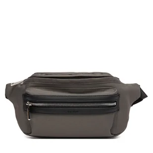 Saszetka nerka Calvin Klein Contrast Belt Bag LV04D3073G Szary - Nerki - miniaturka - grafika 1