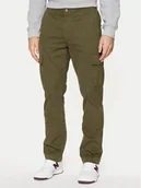 Spodnie męskie - Guess Spodnie materiałowe M4BB39 WGC21 Zielony Regular Fit - miniaturka - grafika 1