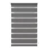 Rolety - Roleta dzień/noc Adele 64 x 140 cm antracyt - miniaturka - grafika 1