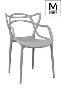 Modesto Design Krzesło HILO szare - polipropylen KH.20075 - Krzesła - miniaturka - grafika 1