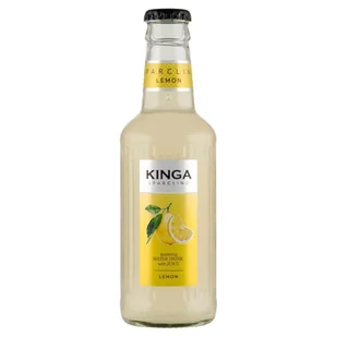 Kinga Sparclino Napój gazowany o smaku cytrynowym 250 ml - Woda - miniaturka - grafika 1