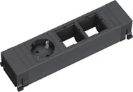 Gniazdka elektryczne - Bachmann BACHMANN POWER FRAME 1xCEE7/3 2xCM, profil z tworzywa sztucznego 0,2 m GST18 - miniaturka - grafika 1