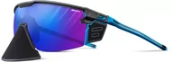 Okulary sportowe - Julbo Julbo Ultimate Cover Reactiv High Contrast 1>3 Sunglasses, niebieski/szary  2022 Okulary J5473420 - miniaturka - grafika 1