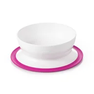 Miseczki i talerzyki dla dzieci - Miseczka z Silikonową Przyssawką Pink OXO - miniaturka - grafika 1