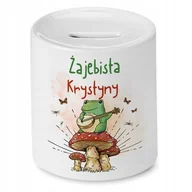 Skarbonki - Skarbonka Dla Krystyny na Urodziny na Prezent z Nadrukiem ze Zdjęciem - miniaturka - grafika 1