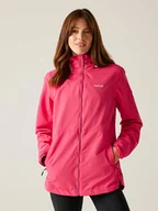 Kurtki i kamizelki sportowe damskie - Regatta Kurtka przeciwdeszczowa "Hamara IV" w kolorze różowym - miniaturka - grafika 1