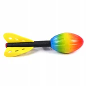 Samochody i pojazdy dla dzieci - MIĘKKA RAKIETA PIANKOWA RZUTKA RĘCZNY POCISK DO RZUCANIA BEZPIECZNA 24CM - miniaturka - grafika 1