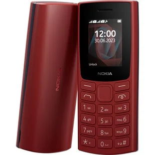 Nokia 105 2023 Dual Sim Czerwony - Telefony komórkowe - miniaturka - grafika 1