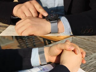 Bransoleta Milanese pasek Alogy stal nierdzewna do smartwatcha 22mm Srebrny - Akcesoria do smartwatchy - miniaturka - grafika 14