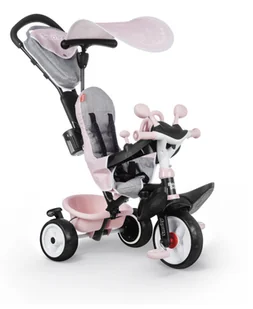 Smoby Rowerek Baby Driver Komfort różowy GXP-771923 - Rowerki trójkołowe - miniaturka - grafika 1