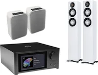 Kino domowe - NAD M10 V2 czarny + Carina FS247.4 biały + Pulse Flex 2i biały - miniaturka - grafika 1