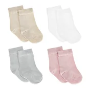 Skarpetki dla dzieci - Skarpetki dla noworodka bambusowe 4-pak - pink - miniaturka - grafika 1