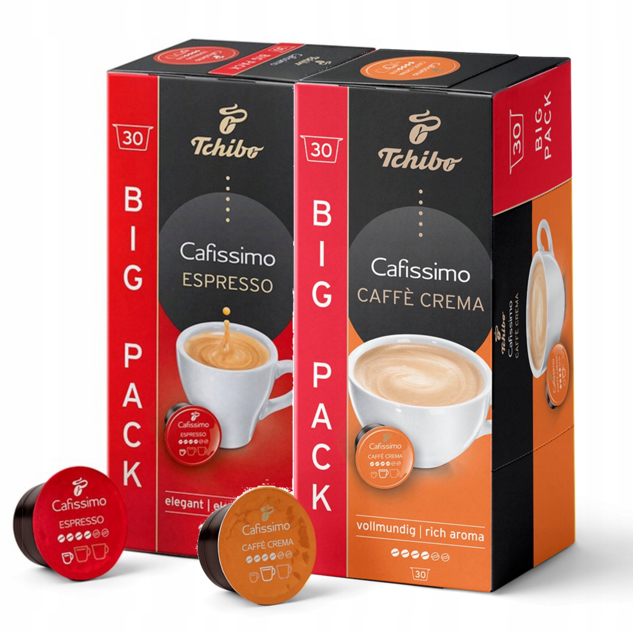 Tchibo Cafissimo Crema Rich Aroma Kawa 30Kaps Espresso Elegant 30Kaps