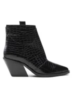 Botki damskie - Rage Age Kowbojki RA-08-06-000381 Czarny - miniaturka - grafika 1