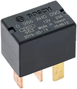Bosch 0986AH0090 0986AH0080 przekaźnik mikrorowy 12 V 20 A, 4 zaciski, IP53 odporność na temperaturę od -40° do 125° - Akcesoria do układu elektrycznego - miniaturka - grafika 1