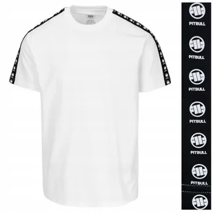 Koszulka męska TSHIRT krótki rękaw PIT BULL TAPE NUGGET PITBULL biała 3XL - Koszulki męskie Koszulka męska TSHIRT krótki rękaw PIT BULL TAPE NUGGET PITBULL biała 3XL - Koszulki męskie - miniaturka - grafika 1