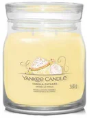 Świece - Yankee Candle Świeca zapachowa Vanilla Cupcake średnia - miniaturka - grafika 1