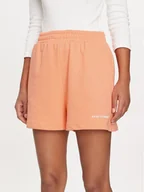 Spodenki damskie - 4F Szorty sportowe 4FWSS24TSHOF327 Pomarańczowy Loose Fit - miniaturka - grafika 1