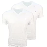 Koszulki męskie - Replay T-shirt męski, 010 biało-biały, XXL - miniaturka - grafika 1