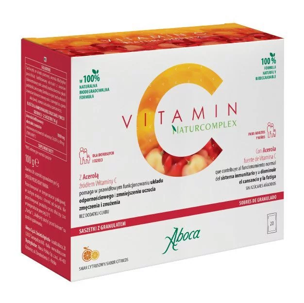 Aboca Witamina C Naturcomplex 20 sasz. 100 g TT002007