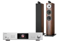 Zestawy stereo - Rotel S14 (srebrny) + 703 S3 (mokka) - miniaturka - grafika 1