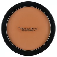 Pudry do twarzy - Pierre Rene Professional Compact Powder, puder w kamieniu No 18 Warm Bronze, 8 g - miniaturka - grafika 1