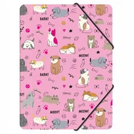 Teczki i skoroszyty - Biurfol Teczka gumka A4/PP nadruk Pets - miniaturka - grafika 1
