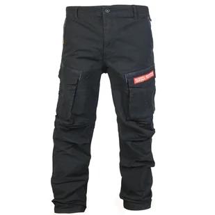 spodnie bojówki YAKUZA PREMIUM - CARGO PANTS black-S - Spodnie męskie - miniaturka - grafika 1