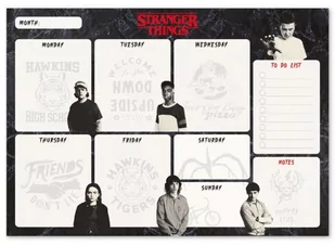Planer Tygodniowy A4 Stranger Things 4 - Notesy i bloczki - miniaturka - grafika 1