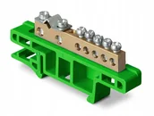 Rozdzielnie elektryczne - Elektro-Plast nasielsk Listwa zaciskowa na szynę 7-torowa żółta TH35 LZ-7/Ż 0920-01 0920-01 - miniaturka - grafika 1