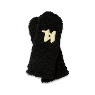 Karl Lagerfeld Rękawiczki Shearling Muff Natural | z dodatkiem skóry - Rękawiczki - miniaturka - grafika 1