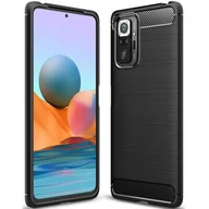 Etui i futerały do telefonów - Tech-Protect TPUCARBON XIAOMI REDMI NOTE 10 PRO BLACK - miniaturka - grafika 1