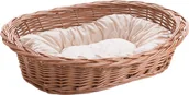 Legowiska dla kotów - Wiklinowy Świat Leżak wiklinowy dla psa kota i innych zwierząt kosz z poduszką - miniaturka - grafika 1