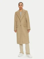 Płaszcze damskie - 2NDDAY Płaszcz wełniany Miguel 2245110123 Beżowy Oversize - miniaturka - grafika 1