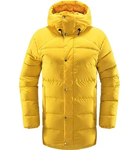 Haglöfs Damska kurtka puchowa Näs Down Jacket Insulating, oddychająca, odporna na działanie wody żółty Pumpkin Yellow S - Kurtki damskie - miniaturka - grafika 1