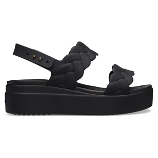 Damskie Sandały CROCS BROOKLYN WOVEN UPPER LW 209977-060 – Czarny - Sandały damskie - miniaturka - grafika 1