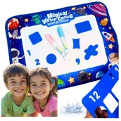 Maty edukacyjne - MATA WODNA DO MALOWANIA DLA DZIECI KOSMOS ZESTAW KREATYWNY PISAKI SZABLON - miniaturka - grafika 1