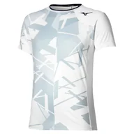 Koszulki sportowe męskie - Koszulka męska Mizuno Daybreakers Shadow Graphic SS Tee M White Gray M - miniaturka - grafika 1