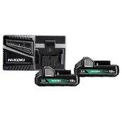 Akumulatory do elektronarzędzi - Zestaw startowy HIKOKI UC18YFSL WFZ - miniaturka - grafika 1