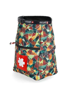 Worek na magnezję Ocun Boulder Bag - cubist mosaic - Sprzęt wspinaczkowy - miniaturka - grafika 1